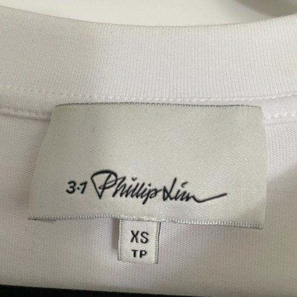 White Phillip Lim Oversized Side-Knot Tee - Picture 3 of 4